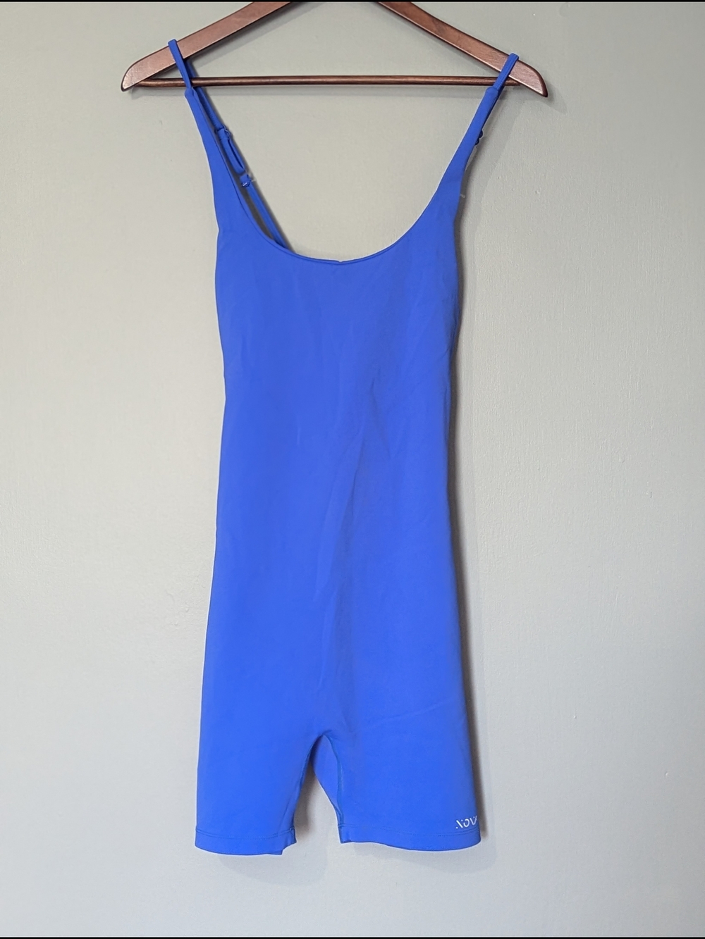 Women's Royal Blue One-Piece Y2K Activewear Romper Sporty Chic Street‎ Minimal
